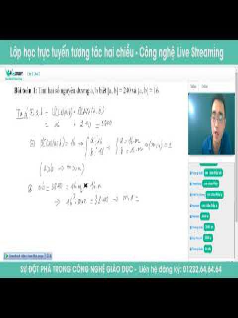 Lớp học trực tuyến - Tương tác hai chiều